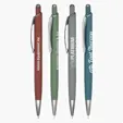 Ashton Metal Retractable Ballpoint Pen with Gun Metal Trim