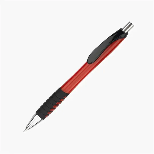 Aspen Retractable Ballpoint Pen with Rubber Grip — view 2