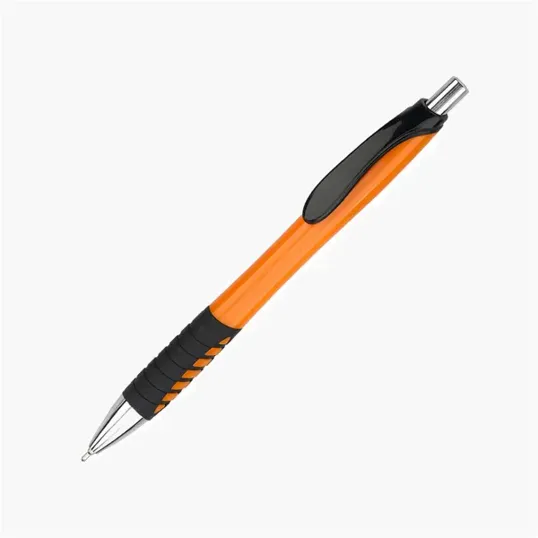 Aspen Retractable Ballpoint Pen with Rubber Grip — view 5