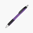 Aspen Retractable Ballpoint Pen with Rubber Grip — view 4