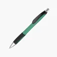 Aspen Retractable Ballpoint Pen with Rubber Grip — view 7