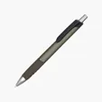 Atlantis Ballpoint Pen with Soft-Touch Grip and Metallic Barrel — view 5