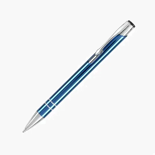 Barton Metal Ballpoint Pen with Chrome Trim — view 5