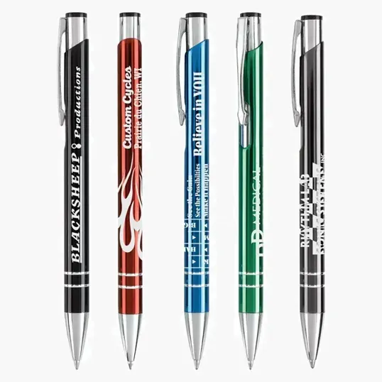 Barton Metal Ballpoint Pen with Chrome Trim
