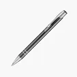 Barton Metal Ballpoint Pen with Chrome Trim — view 3