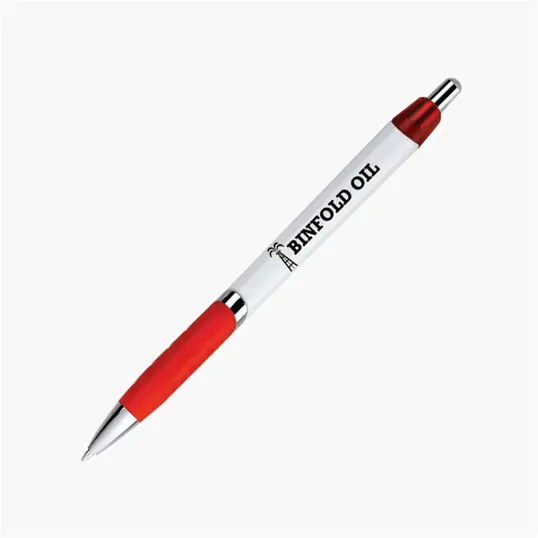 Blair Vue Retractable Ballpoint Pen with Colored Grip and Clip — view 4