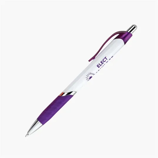 Blair Vue Retractable Ballpoint Pen with Colored Grip and Clip — view 6