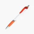 Blair Vue Retractable Ballpoint Pen with Colored Grip and Clip — view 3