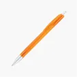Bargain Writer Translucent Ballpoint Pen with Silver Trim — view 4