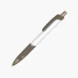 Discovery Retractable Ballpoint Pen with Rubber Grip — view 4