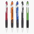 Emmerson Metallic Stylus Ballpoint Pen with Rubber Grip