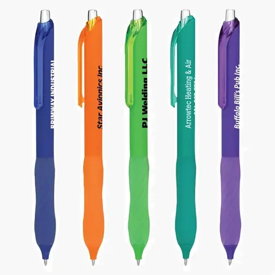Horizon Retractable Ballpoint Pen with Soft-Touch Barrel