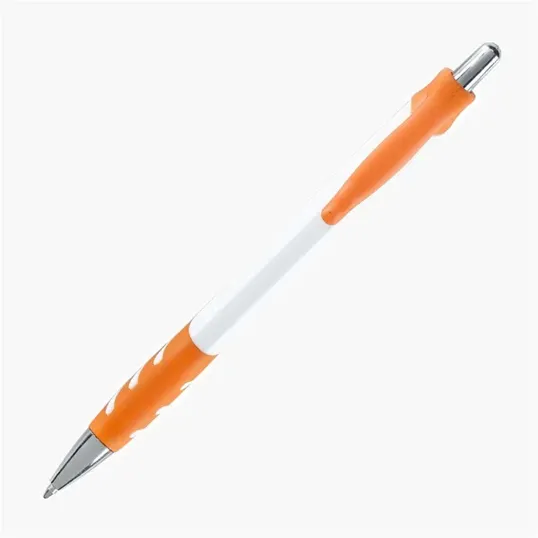 Jester Retractable Ballpoint Pen with Rubber Grip — view 2