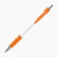Jester Retractable Ballpoint Pen with Rubber Grip — view 2