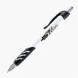 Jester Retractable Ballpoint Pen with Rubber Grip — view 6