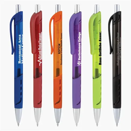 Juniper Gel Translucent Gel Ink Pen with Chrome Trim