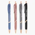 Kamry Retractable Ballpoint Pen with Rubber Grip