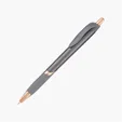 Kamry Retractable Ballpoint Pen with Rubber Grip — view 4