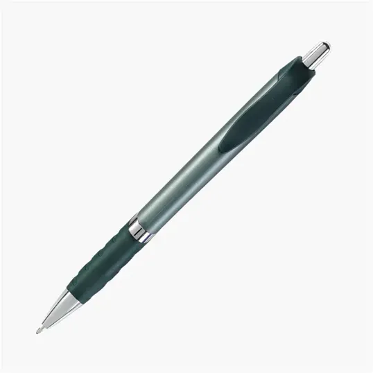 Metallic Blair Retractable Ballpoint Pen with Rubber Grip — view 3