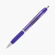 Metallic Blair Retractable Ballpoint Pen with Rubber Grip — view 2