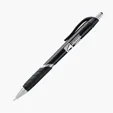 Metallic Blair Retractable Ballpoint Pen with Rubber Grip — view 5