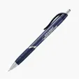 Metallic Blair Retractable Ballpoint Pen with Rubber Grip — view 6
