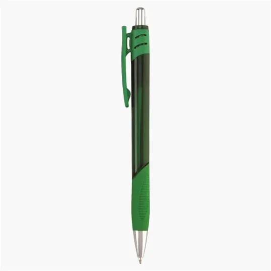 Metro Retractable Ballpoint Pen with Rubber Grip — view 3