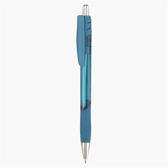 Metro Retractable Ballpoint Pen with Rubber Grip — view 4