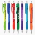 Metro Retractable Ballpoint Pen with Rubber Grip