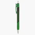 Metro Retractable Ballpoint Pen with Rubber Grip — view 3