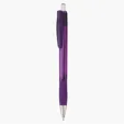 Metro Retractable Ballpoint Pen with Rubber Grip — view 7
