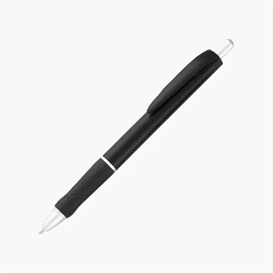 Metallic Zling Ballpoint Pen with Rubber Grip — view 4