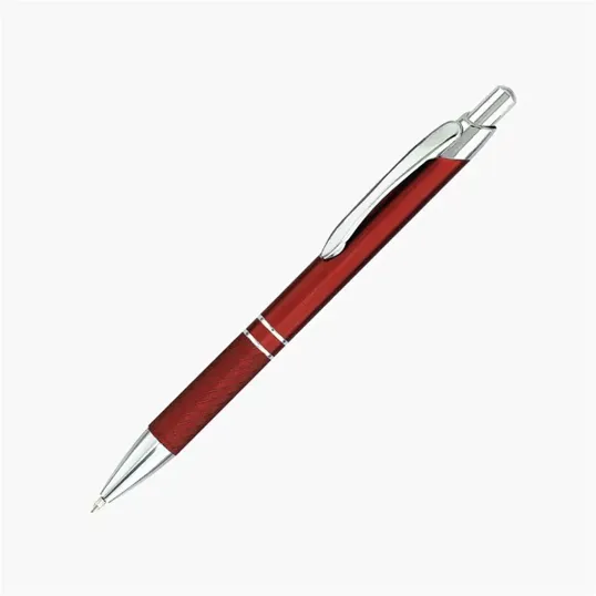 Nova Metal Retractable Ballpoint Pen with Chrome Accents — view 5