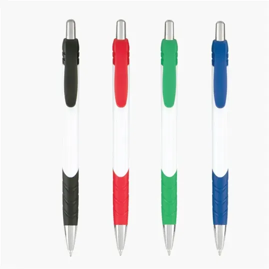 Oscar Retractable Ballpoint Pen with Colored Trim — view 2