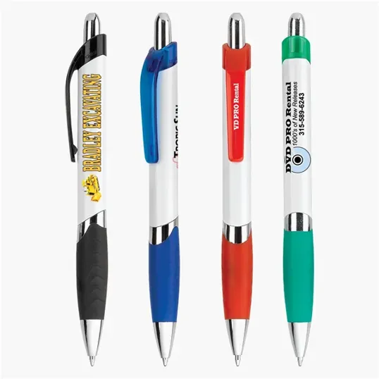 Palmer Retractable Ballpoint Pen with Rubber Grip