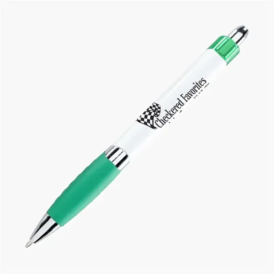 Palmer Retractable Ballpoint Pen with Rubber Grip — view 2