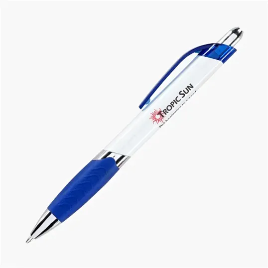 Palmer Retractable Ballpoint Pen with Rubber Grip — view 4