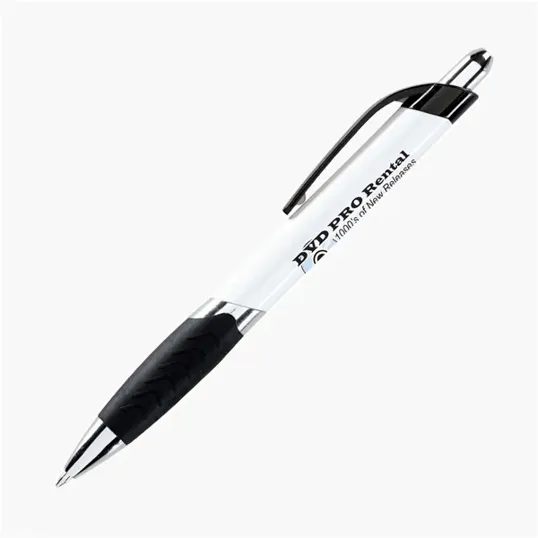 Palmer Retractable Ballpoint Pen with Rubber Grip — view 5