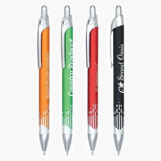 Patriot Metal Ballpoint Pen with Chrome Trim — view 5