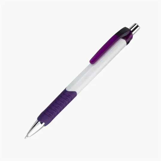 Servata Ballpoint Pen with Colored Grip and Clip — view 5