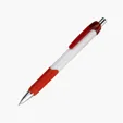 Servata Ballpoint Pen with Colored Grip and Clip — view 3