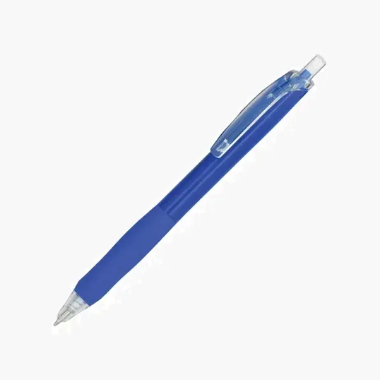 Sonic Retractable Ballpoint Pen with Rubber Grip — view 3