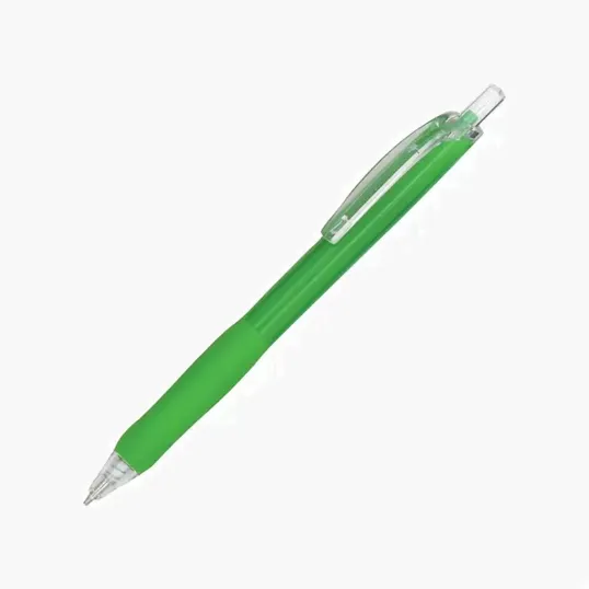 Sonic Retractable Ballpoint Pen with Rubber Grip — view 4