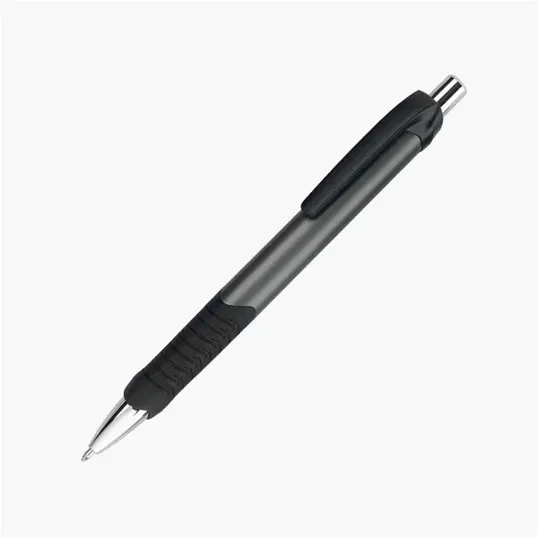 Servata Metallic Ballpoint Pen with Soft-Feel Grip — view 5