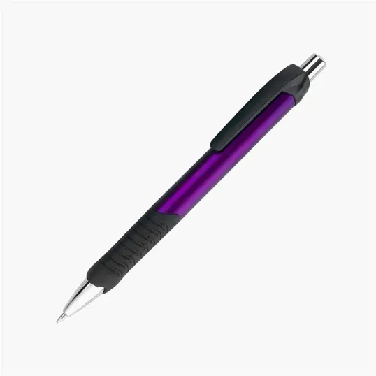 Servata Metallic Ballpoint Pen with Soft-Feel Grip — view 6