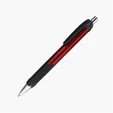 Servata Metallic Ballpoint Pen with Soft-Feel Grip — view 3