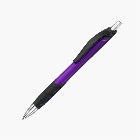 Starlite Retractable Ballpoint Pen with Rubber Grip — view 2