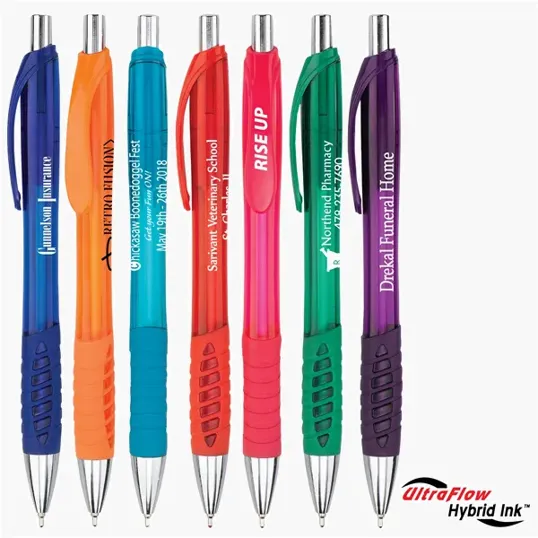 Vail Retractable Ballpoint Pen with Translucent Barrel