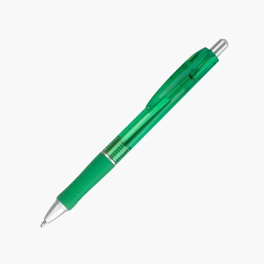 Zling Translucent Ballpoint Pen with Rubber Grip — view 4