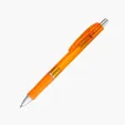 Zling Translucent Ballpoint Pen with Rubber Grip — view 3